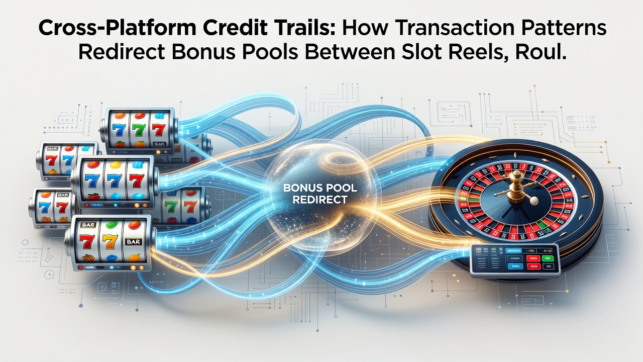 Diagram illustrating bonus pool redirection between different casino game types on mobile