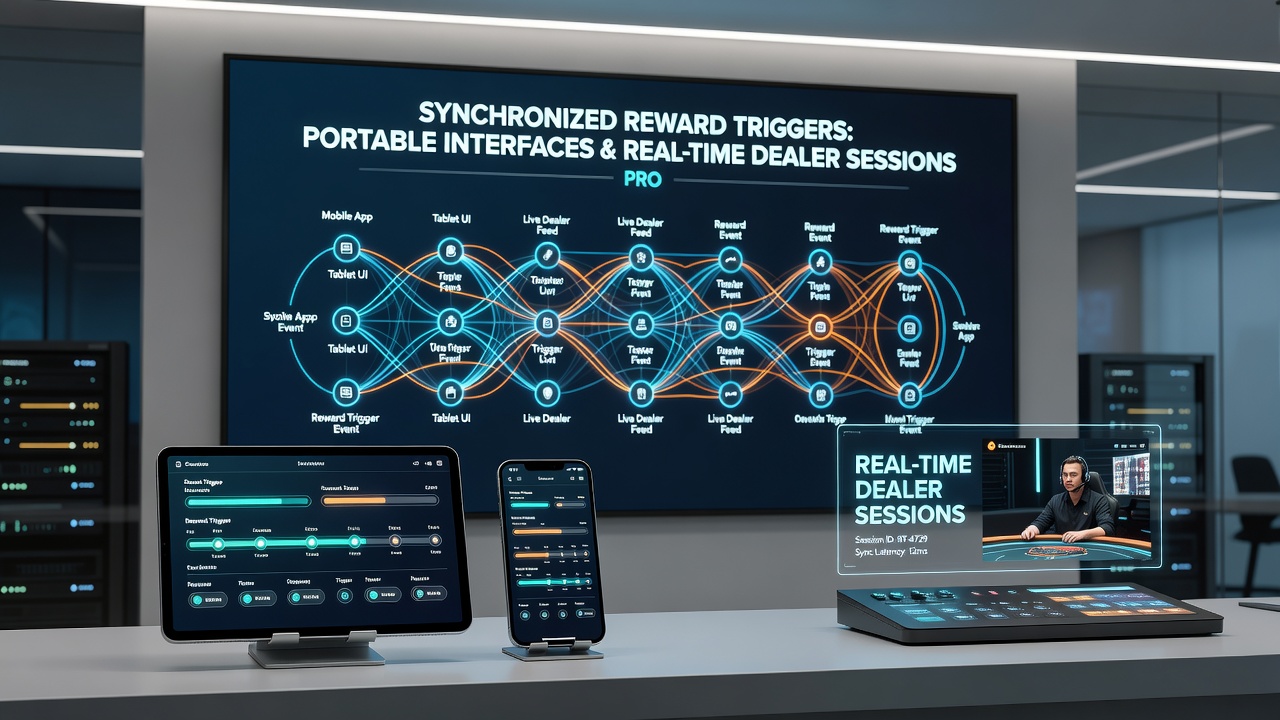Live dealer table interface showing real-time progressive jackpot synchronization with mobile player activity