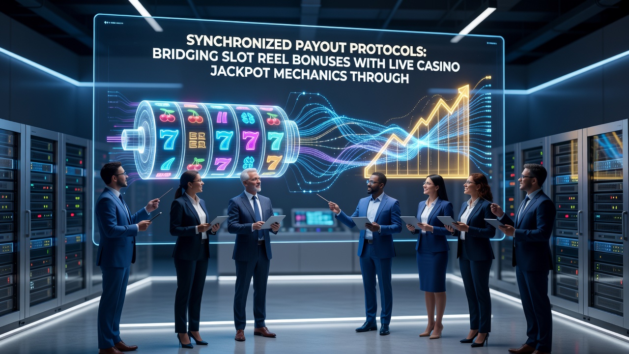 Diagram illustrating data flow between slot reels, mobile payment gateways, and live casino jackpot servers