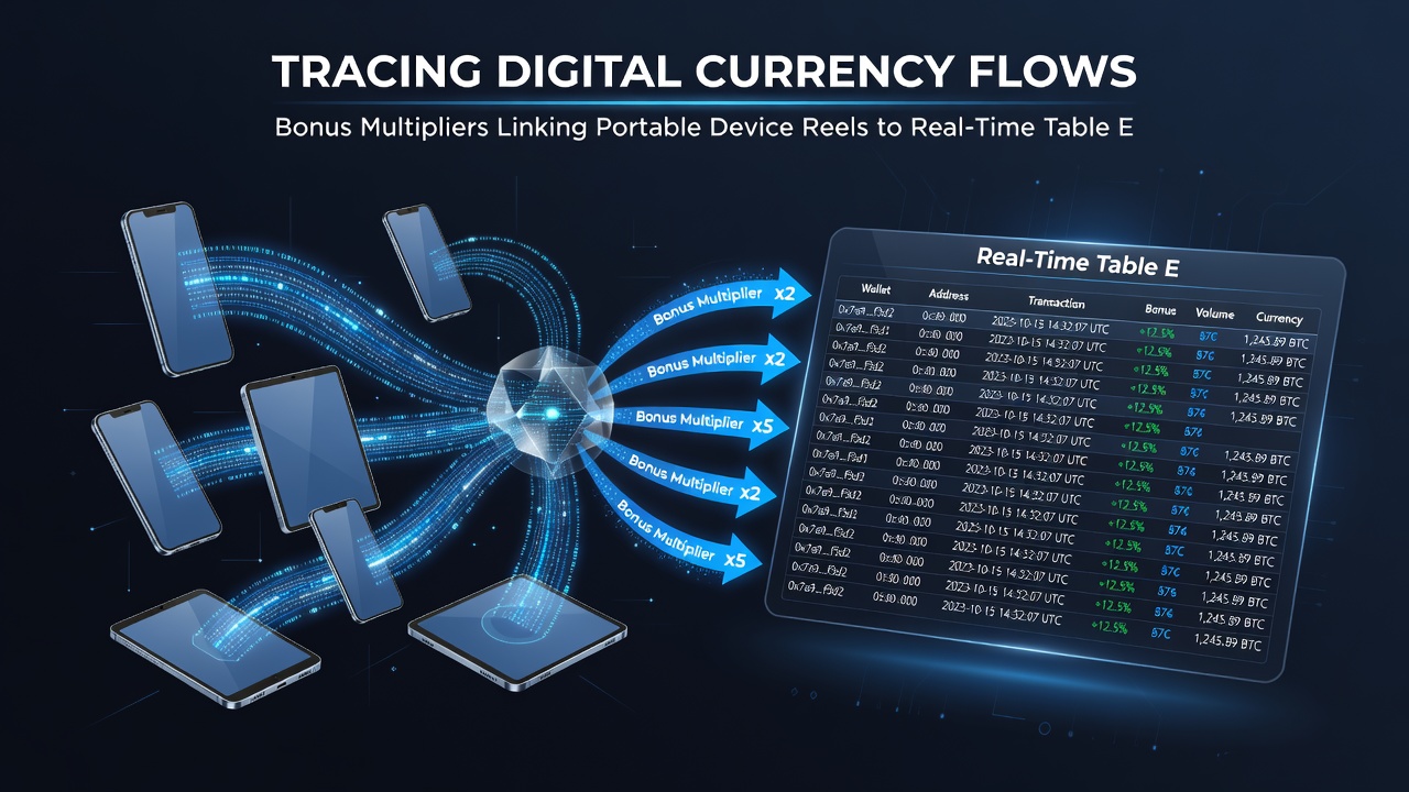 Diagram of bonus multipliers connecting mobile slots to live table prize accumulation